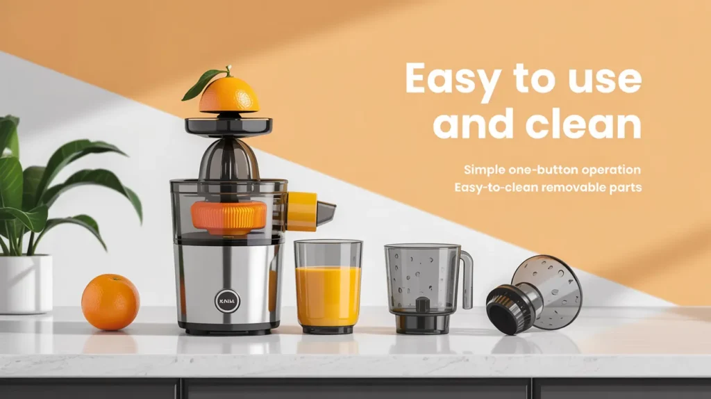 Easy-to-Clean Removable Parts
