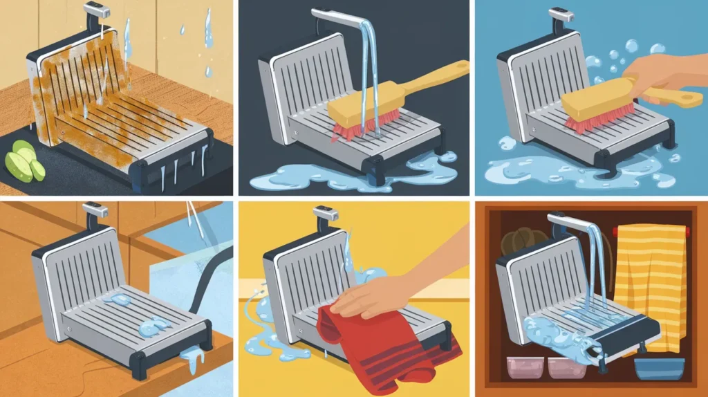 Cleaning a Mandoline Slicer