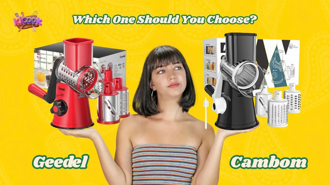 Geedel vs Cambom Rotary Cheese Shredder