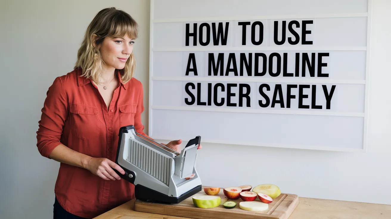 Use a Mandoline Slicer Safely
