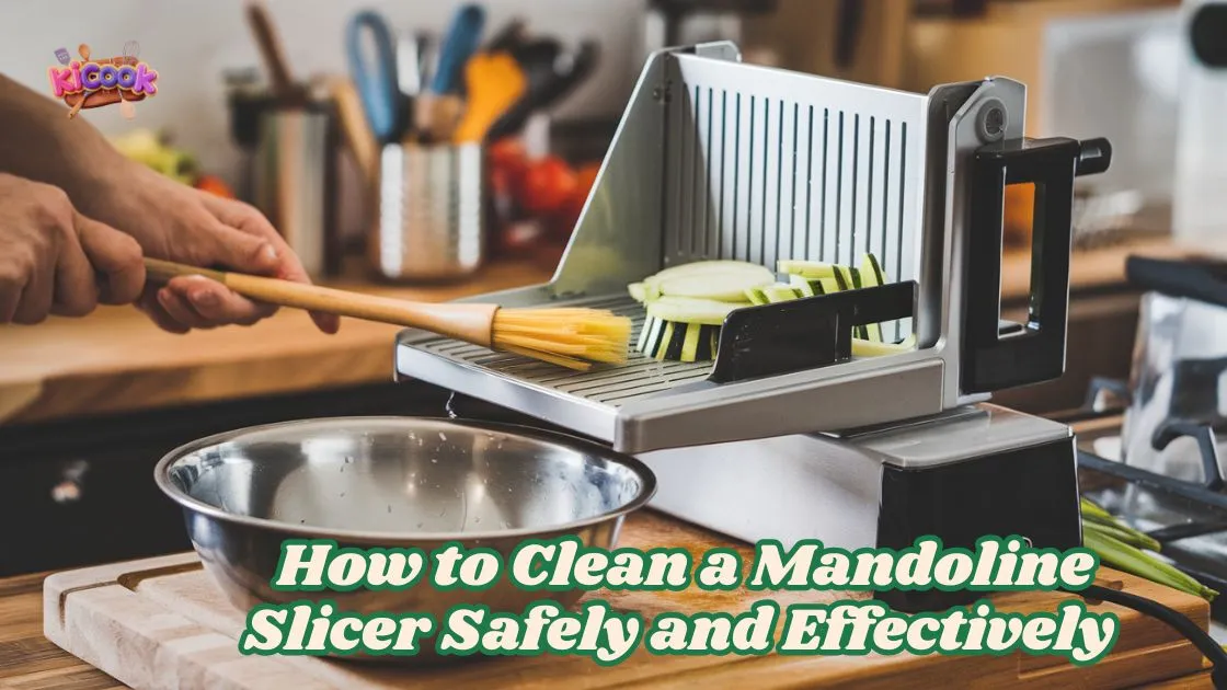 clean a mandoline slicer