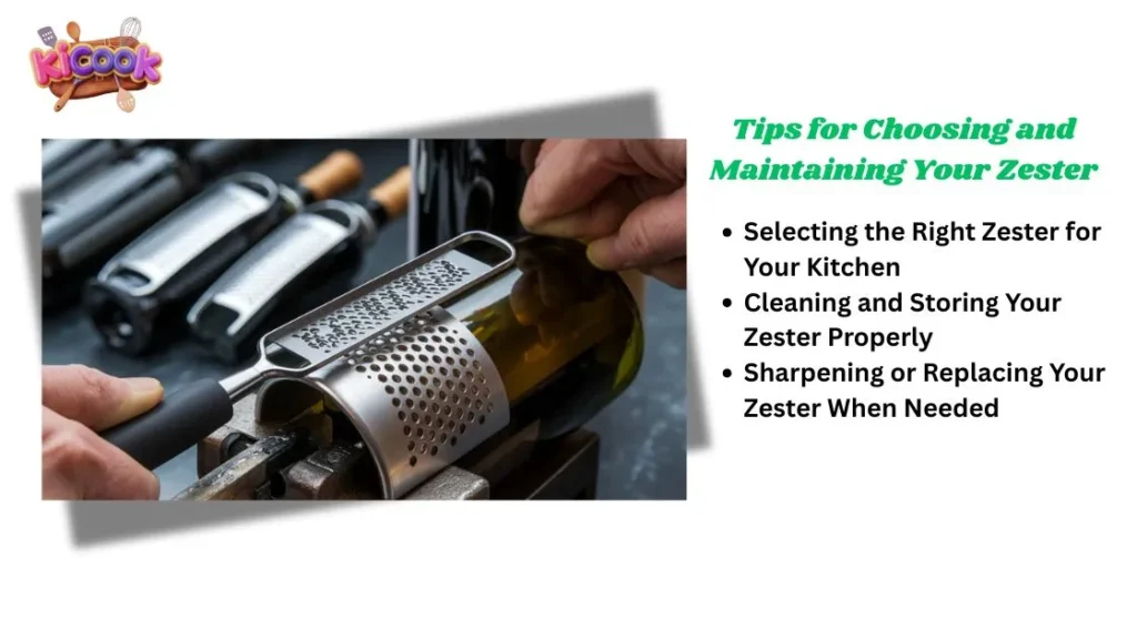 Tips for Choosing and Maintaining Your Zester