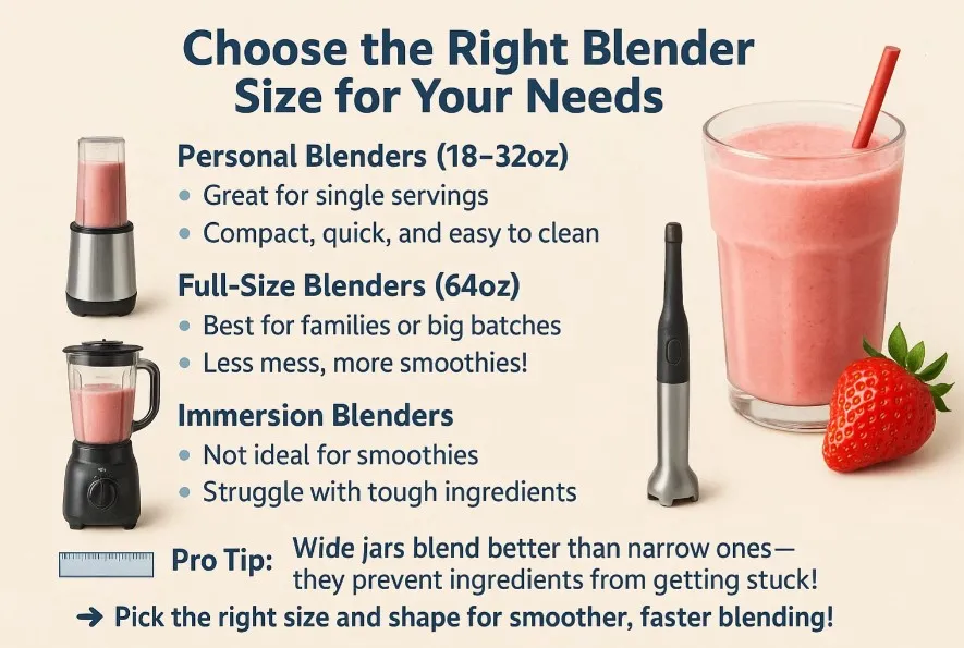 Choose the Right Blender Size for Your Needs