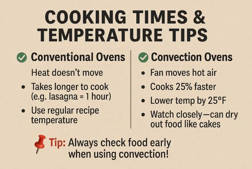  Cooking Times & Temperature Tips