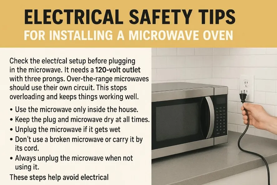 Electrical Safety Tips for Installing a Microwave Oven