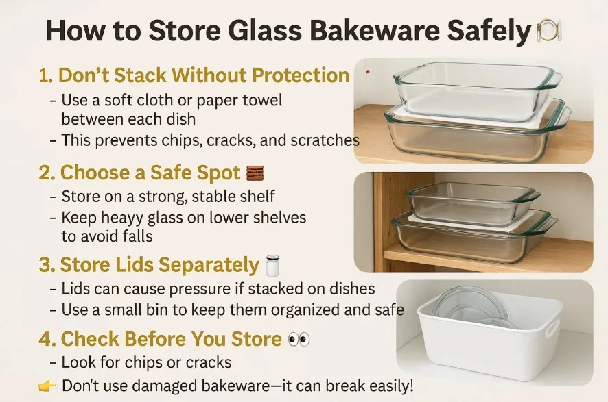 How to Store Glass Bakeware Safely