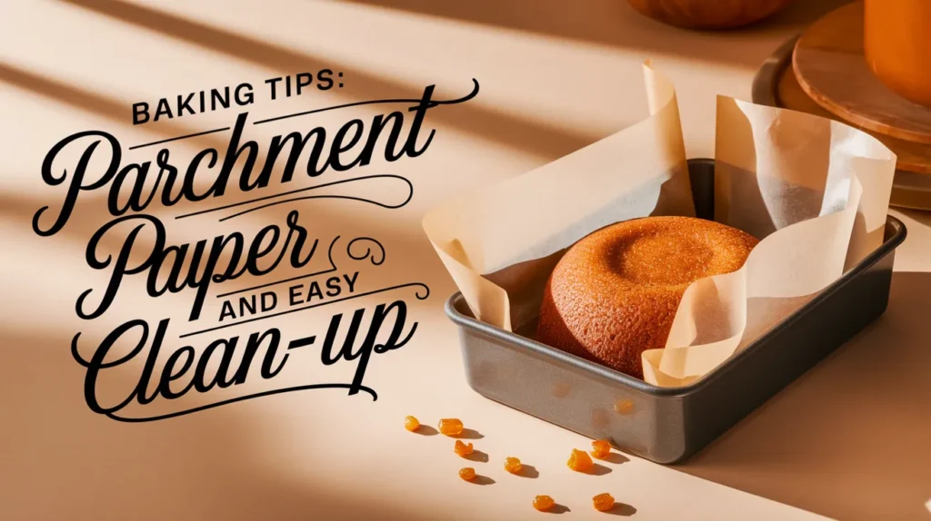 Baking Tips Parchment Paper and Easy Clean-Up