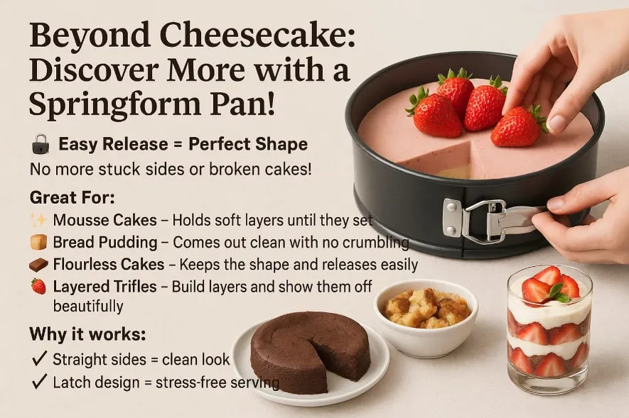 Beyond Cheesecake Discover More with a Springform Pan!