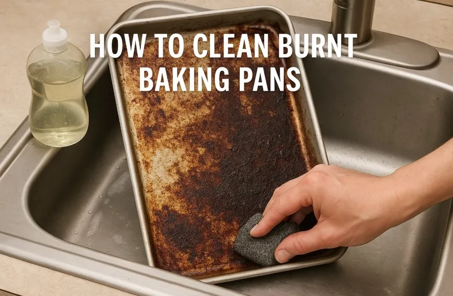 How to Clean Burnt Baking Pans
