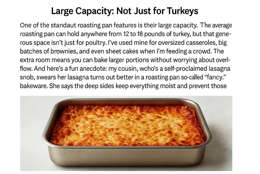 Large Capacity Not Just for Turkeys