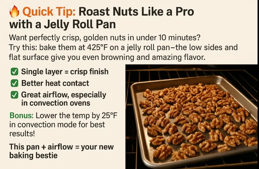 Quick Tip Roast Nuts Like a Pro with a Jelly Roll Pan