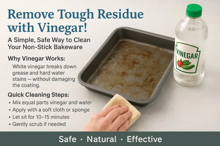 Remove Tough Residue with Vinegar