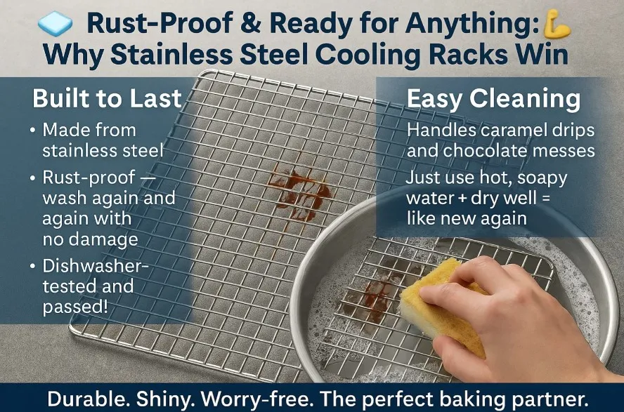 Rust-Proof, Durable, and Dishwasher-Tested