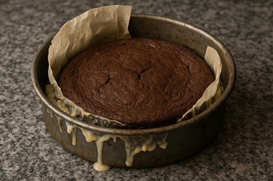 The Too-Short Parchment Paper: A Gluey Cake Pan Disaster
