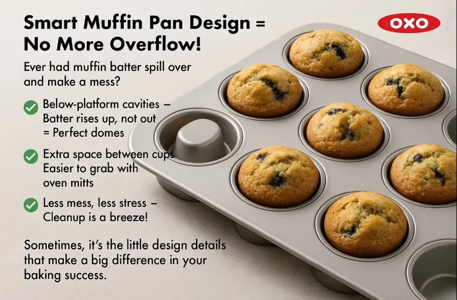 Why OXO’s Below-Platform Design Actually Prevents Muffin-Top Disasters