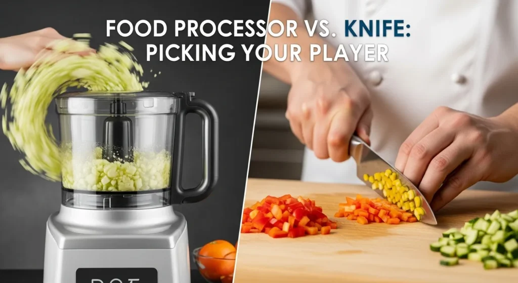 Food Processor vs. Knife Picking Your Player