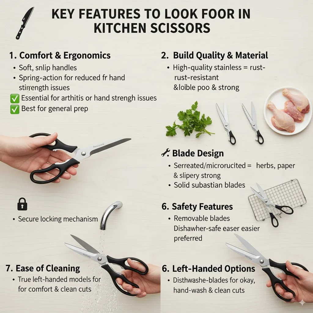 Key Features to Look For in Kitchen Scissors