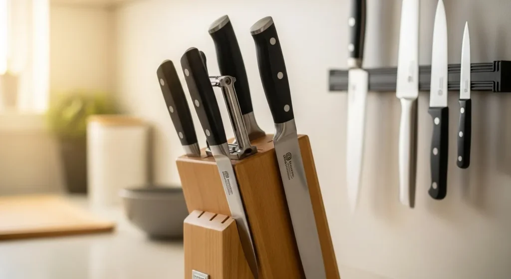 What is the Proper Way to Store Kitchen knives