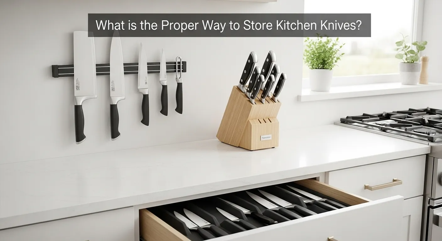 What is the Proper Way to Store Kitchen knives