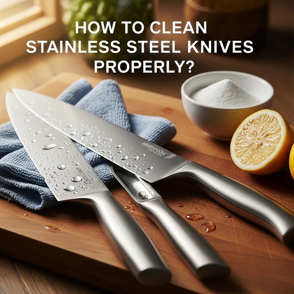 How to Clean Stainless Steel Knives Properly