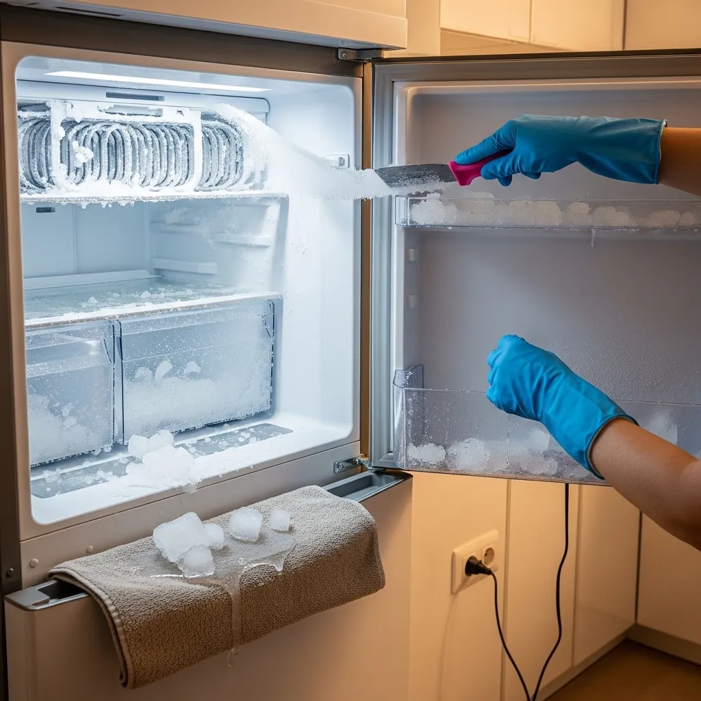 How to Defrost a Refrigerator