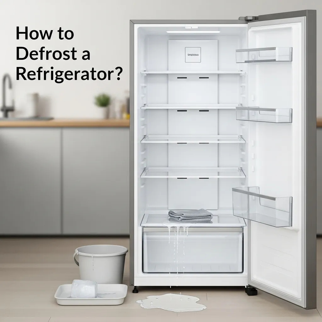 How to Defrost a Refrigerator