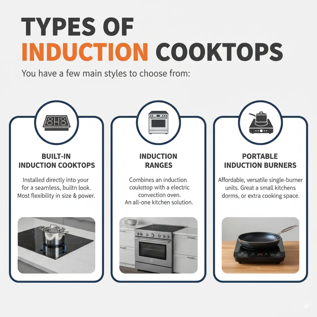 Types of Induction Cooktops