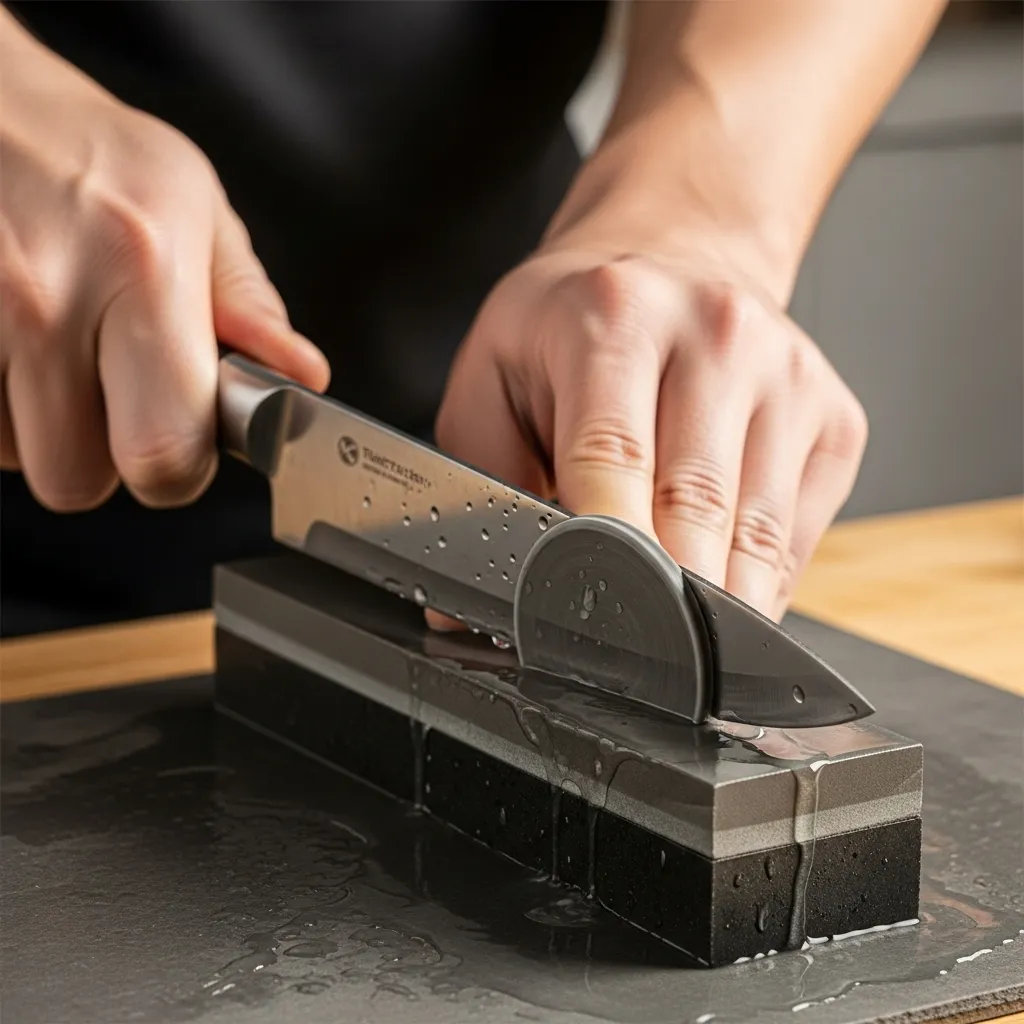 Sharpening with a Whetstone