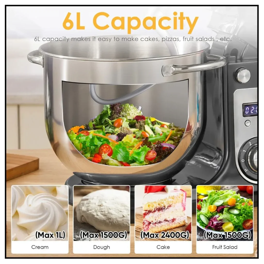 BioloMix 6L Stand Mixer -Features & Benefits