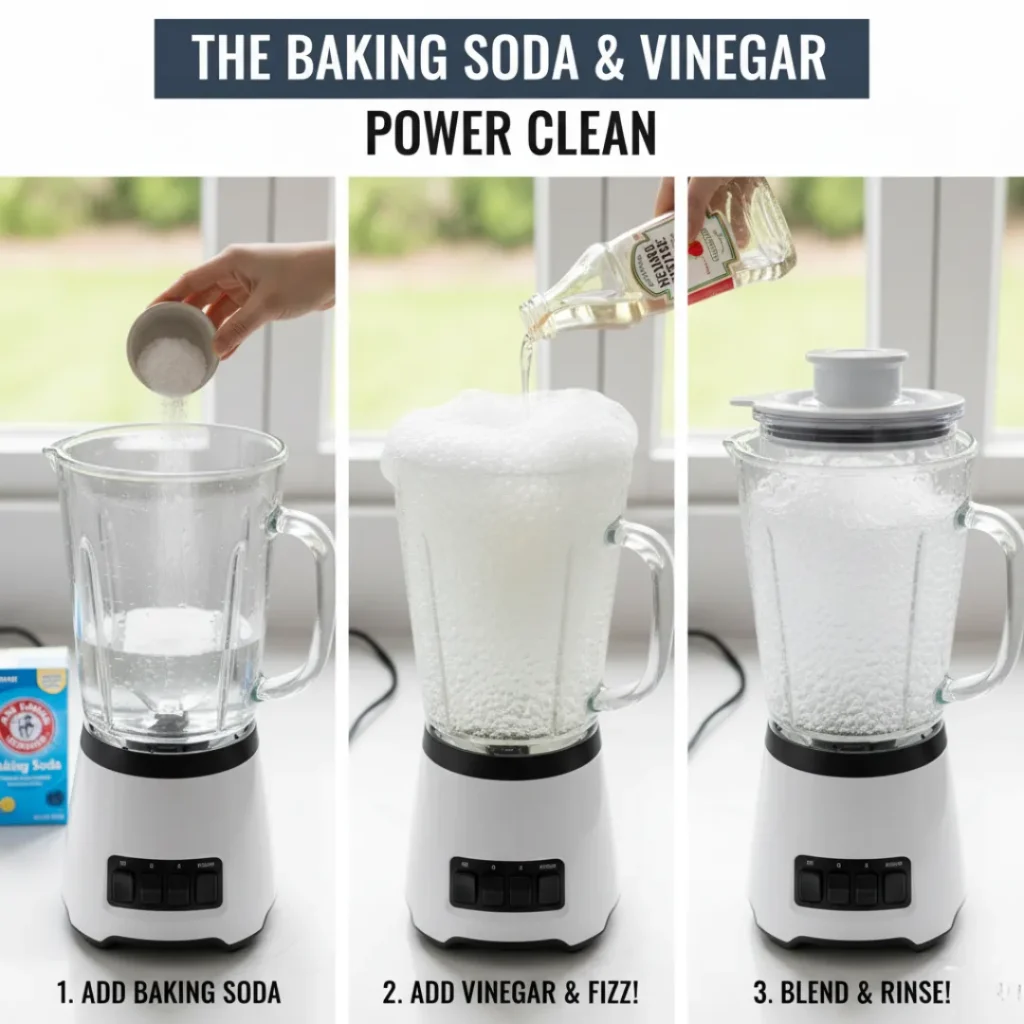 The Baking Soda and Vinegar Power Clean