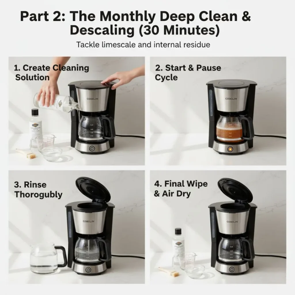 The Monthly Deep Clean & Descaling