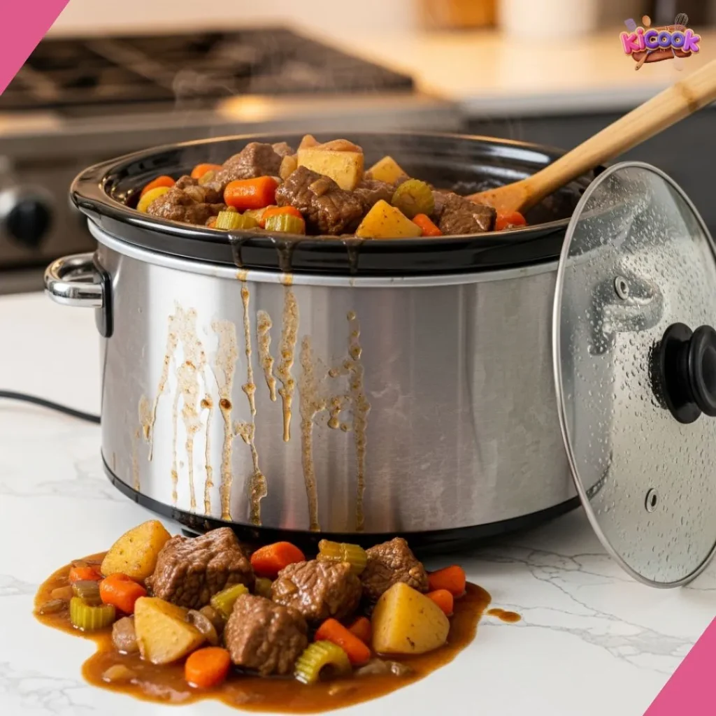 Overfilling the Slow Cooker