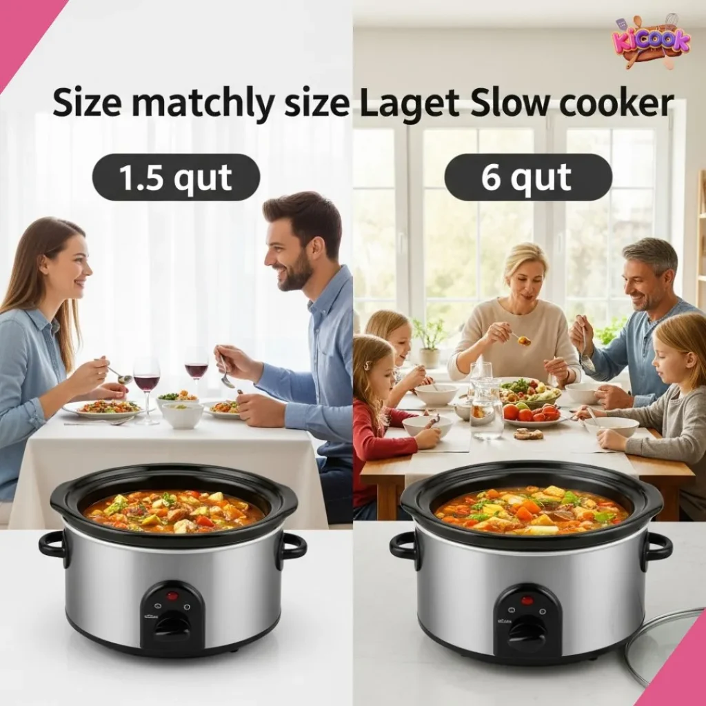 Slow Cooker Size Must Match Family Size