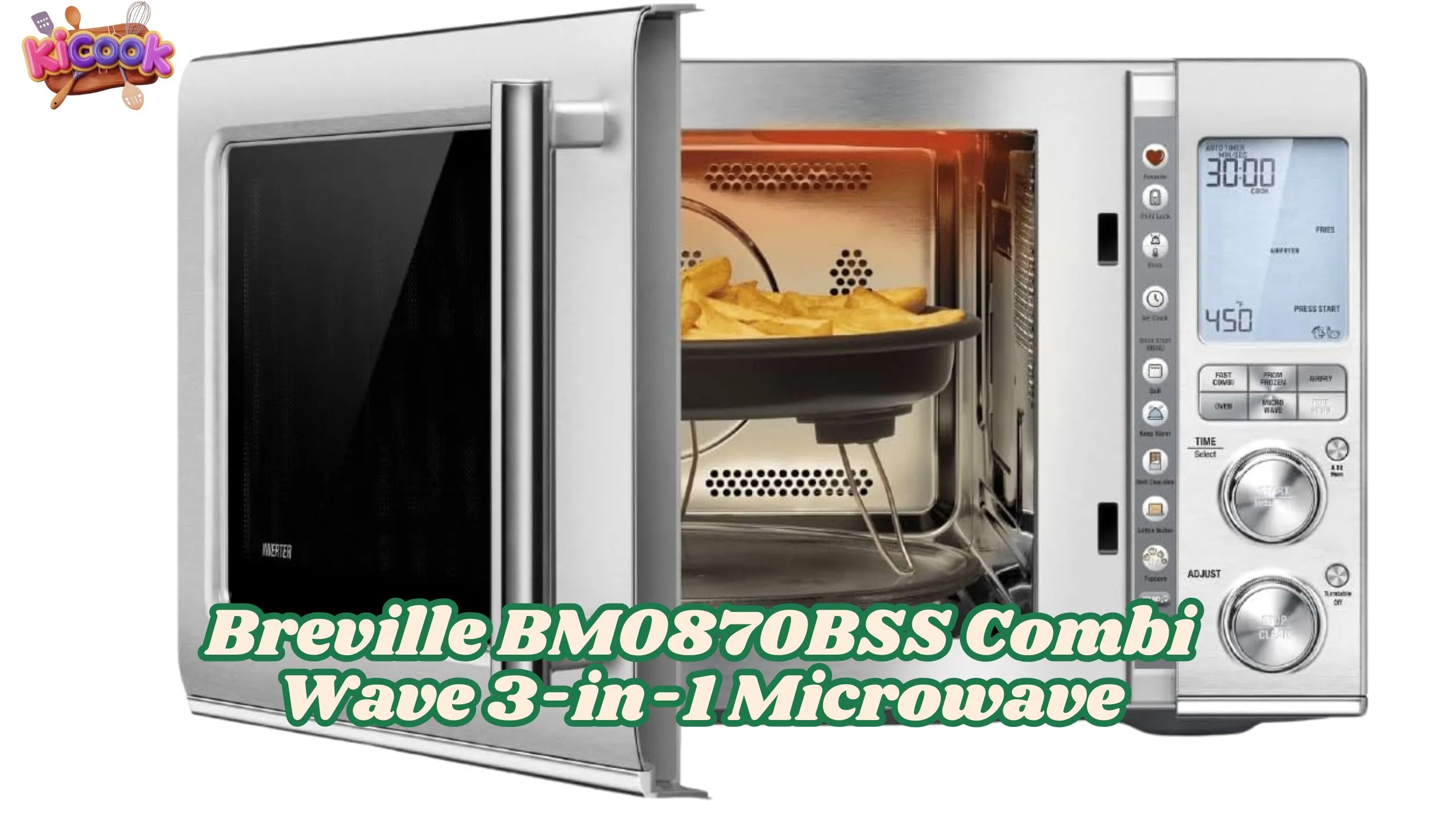 Breville BMO870BSS Combi Wave 3-in-1 Microwave