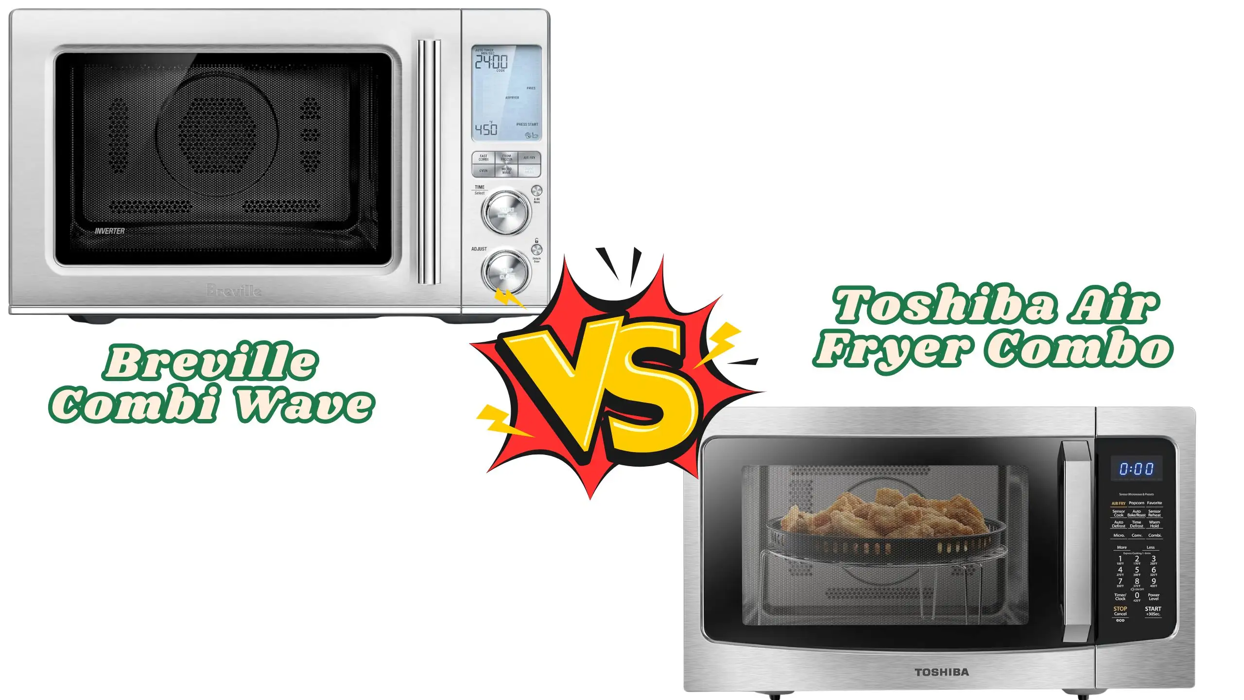 Breville Combi Wave vs Toshiba Air Fryer Combo