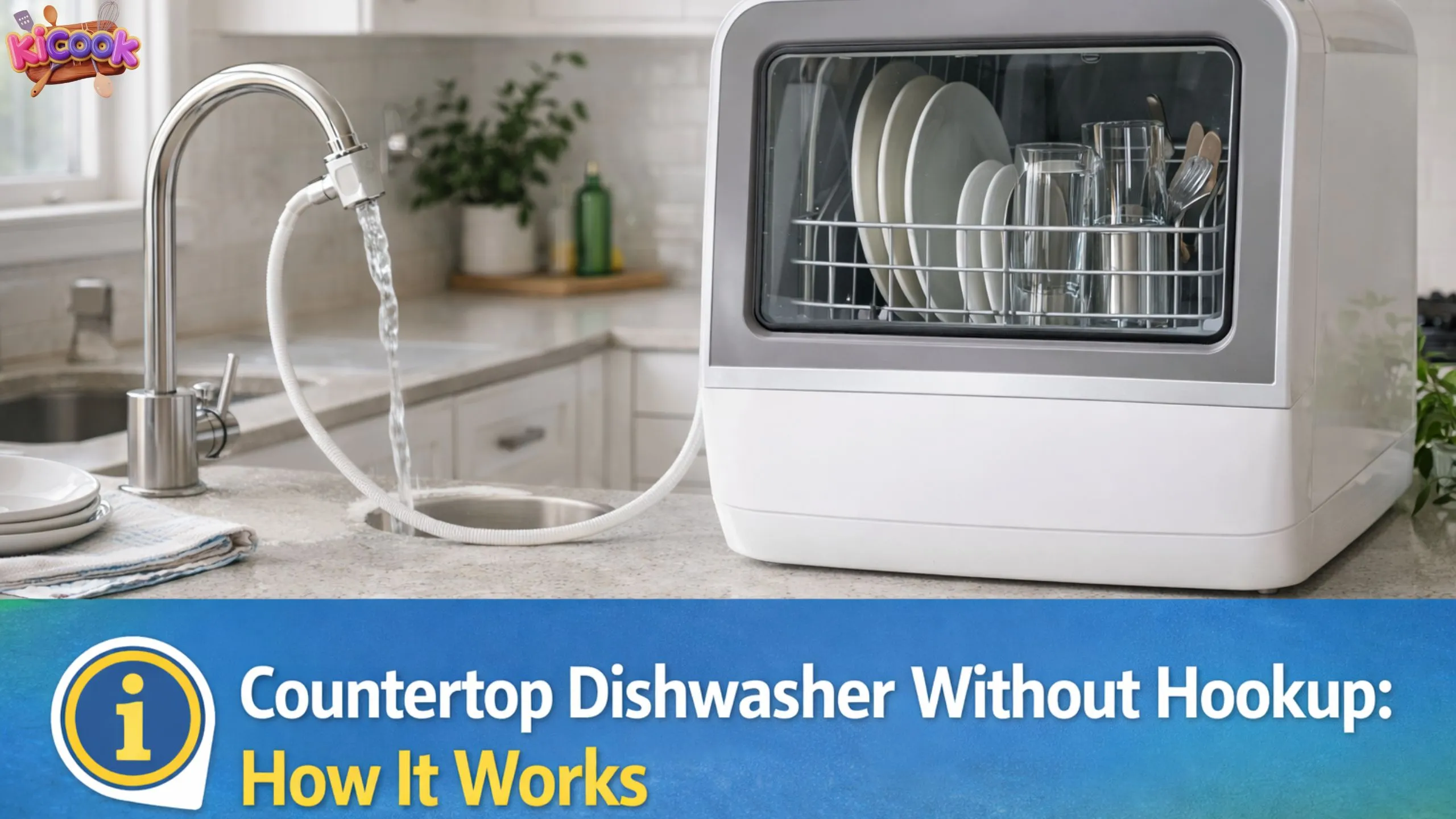 Countertop Dishwasher Without Hookup How It Works