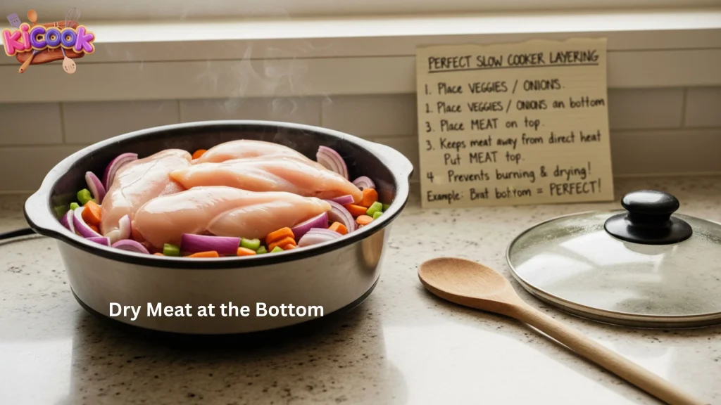 Dry Meat at the Bottom