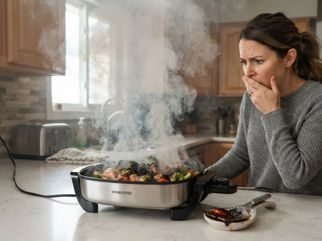 Electric Skillet Produces Excessive Smoke