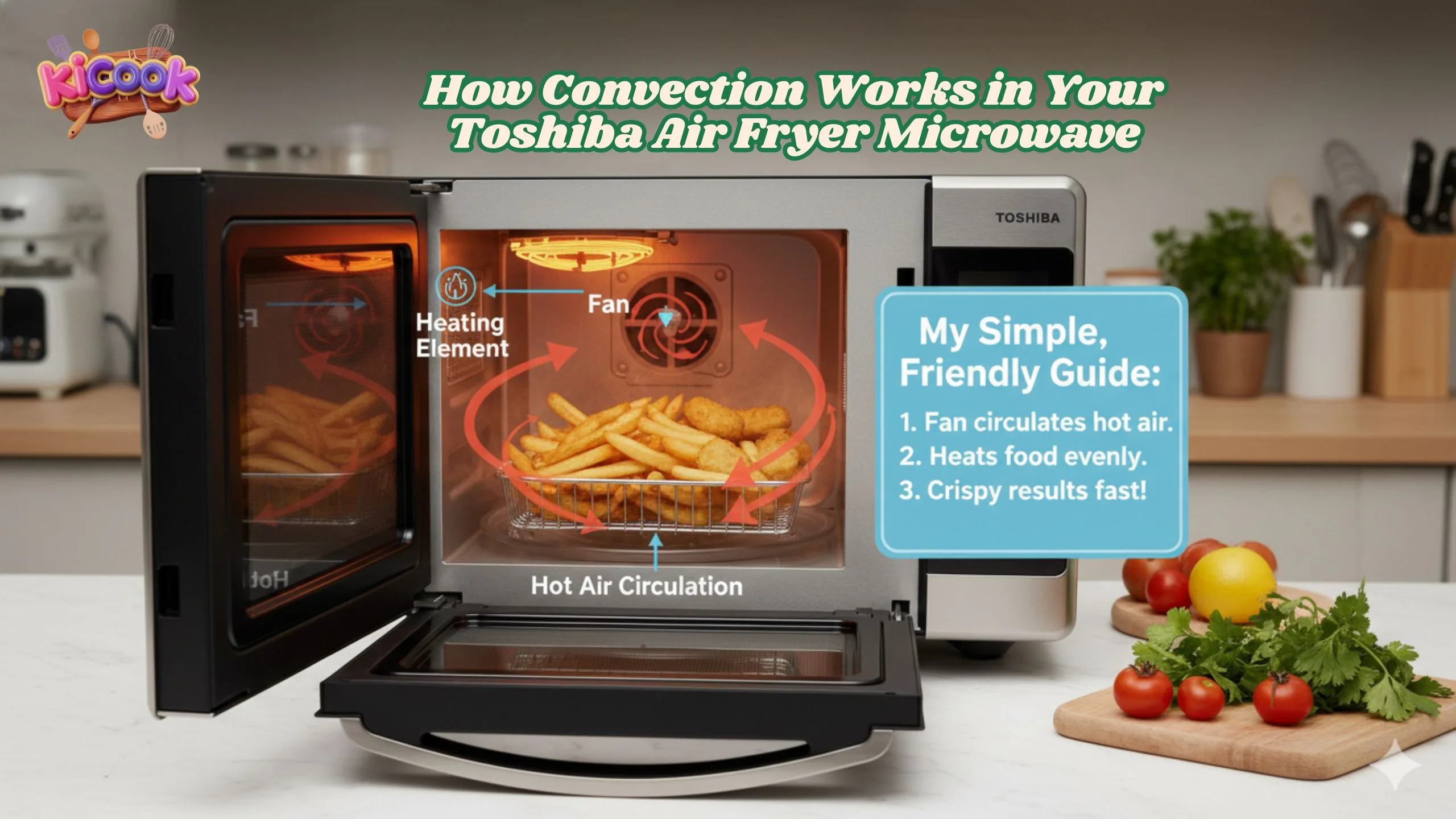 How Convection Works in Your Toshiba Air Fryer Microwave