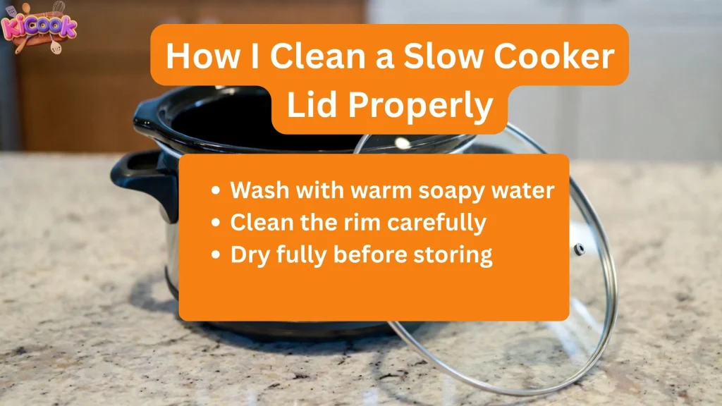 How I Clean a Slow Cooker Lid Properly