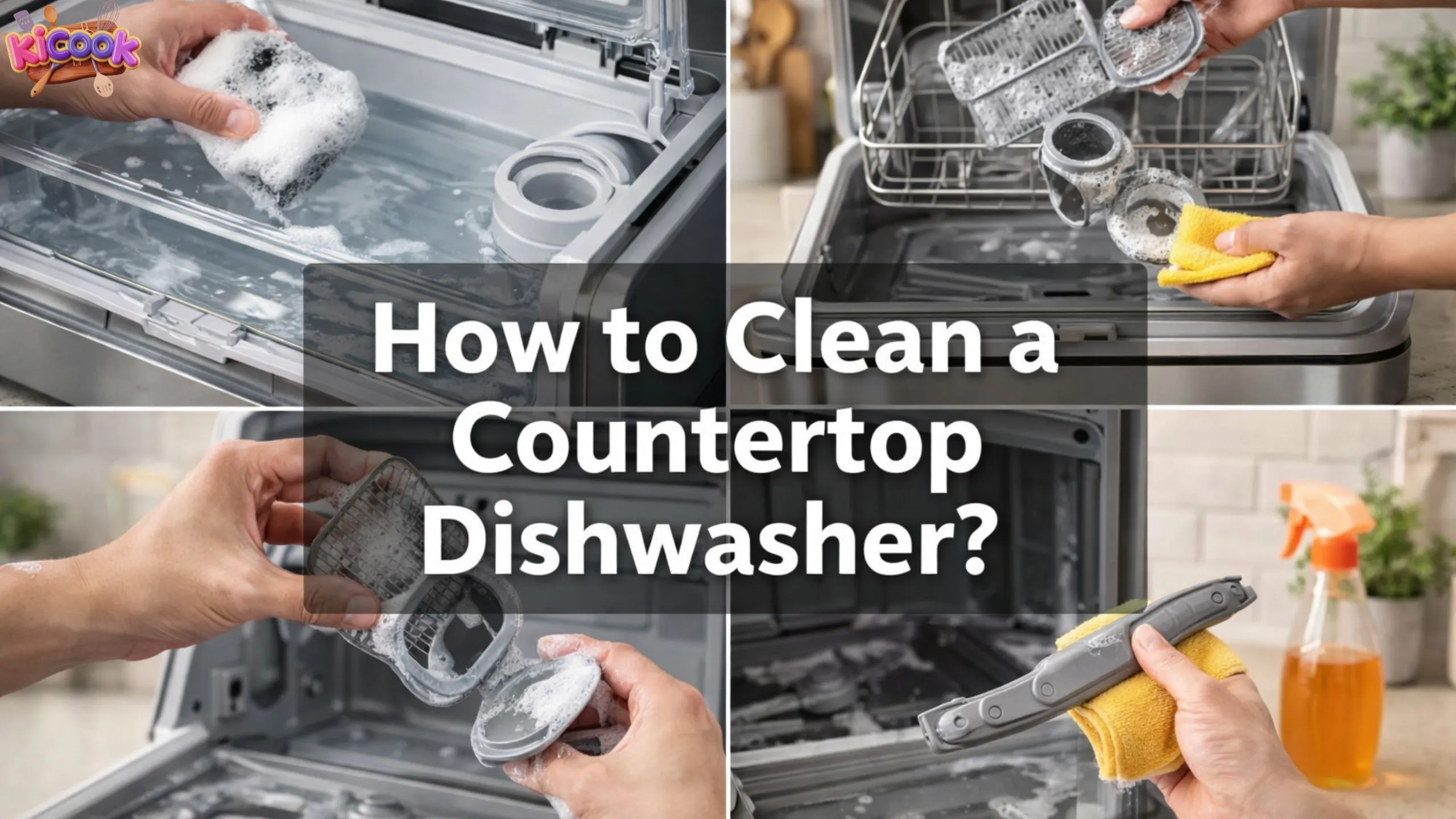 How to Clean a Countertop Dishwasher
