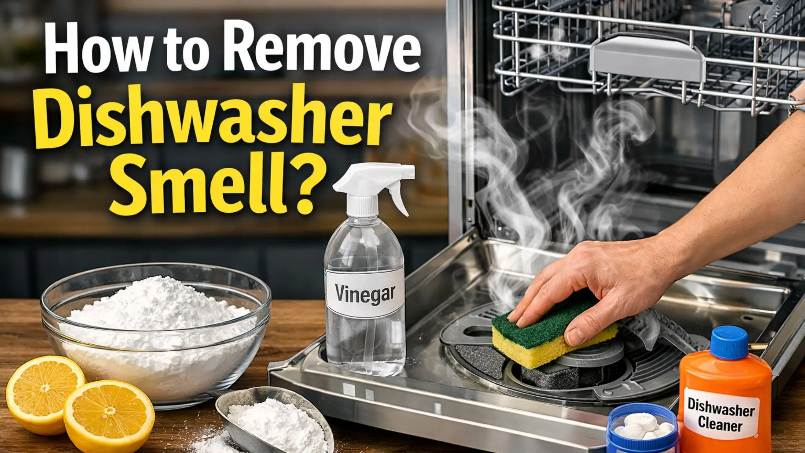 How to Remove Dishwasher Smell