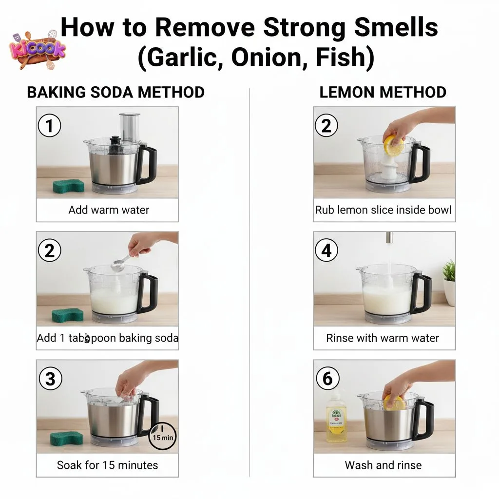 How to Remove Strong Smells (Garlic, Onion, Fish)