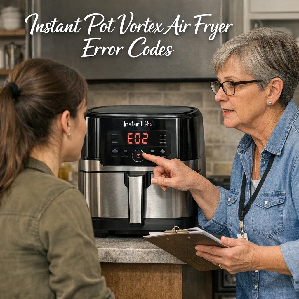Instant Pot Vortex Air Fryer Error Codes