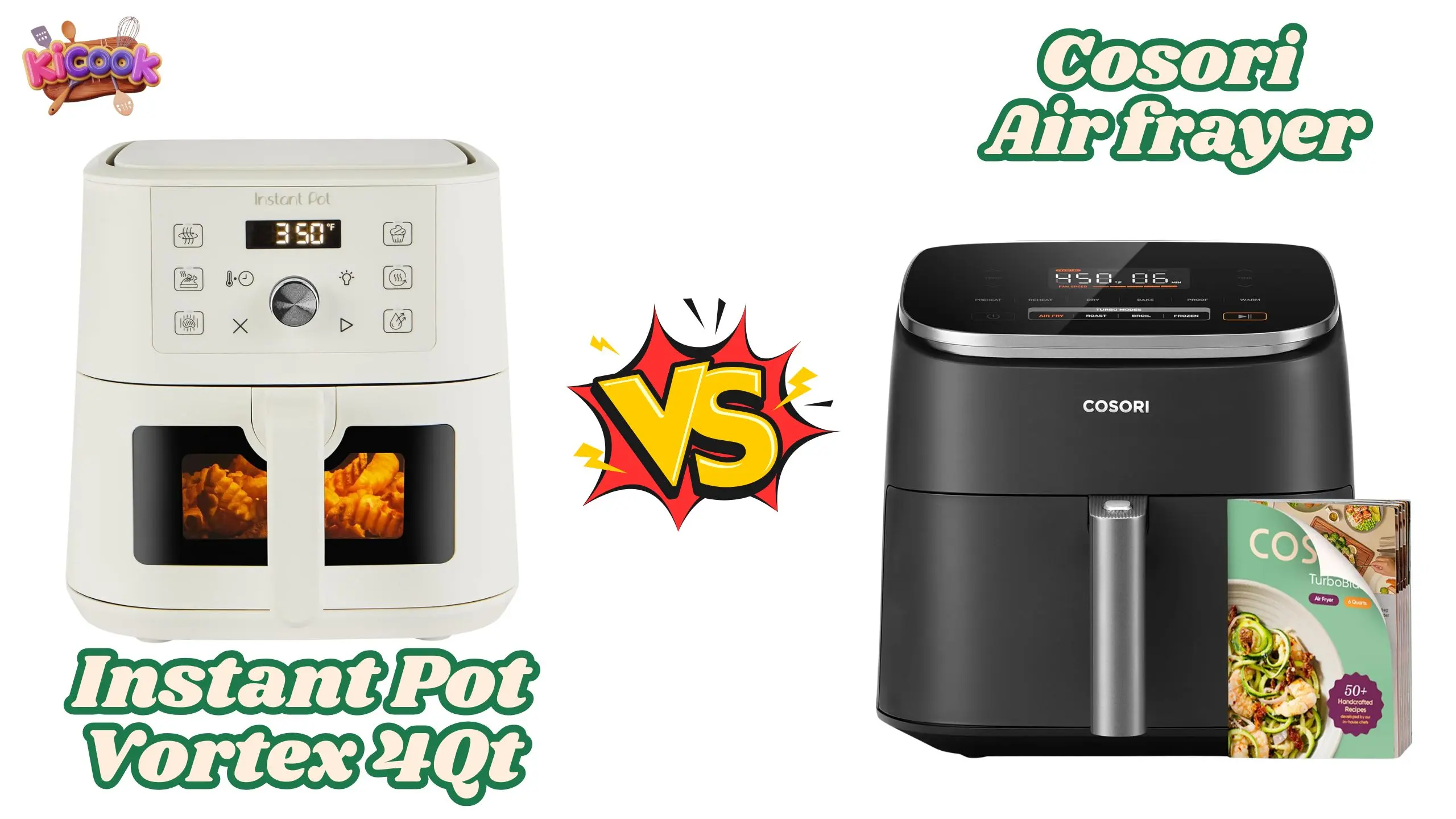 Instant Pot Vortex mini air fryer vs Cosori