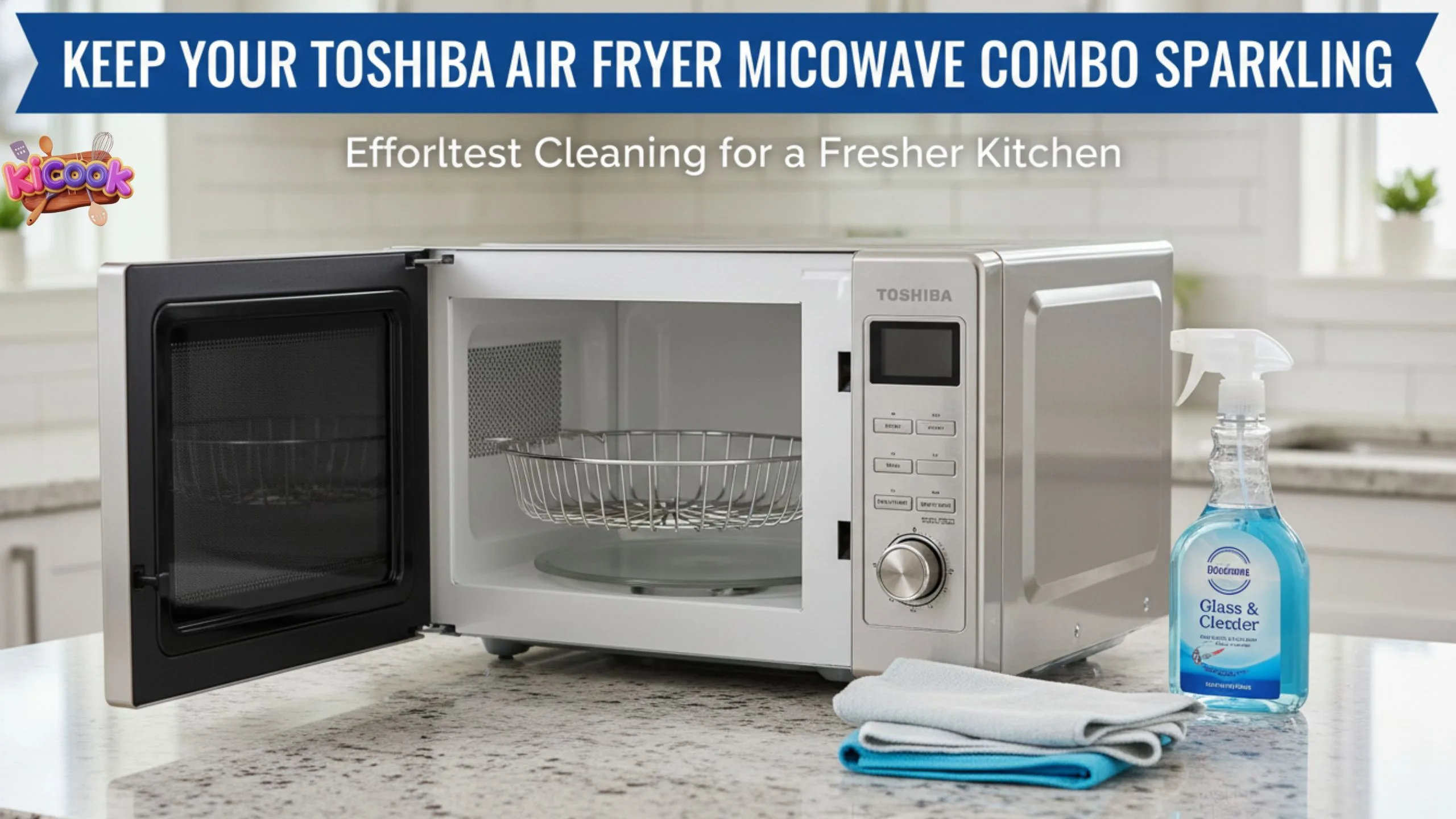 Keep Your Toshiba Air Fryer Microwave Combo Sparkling
