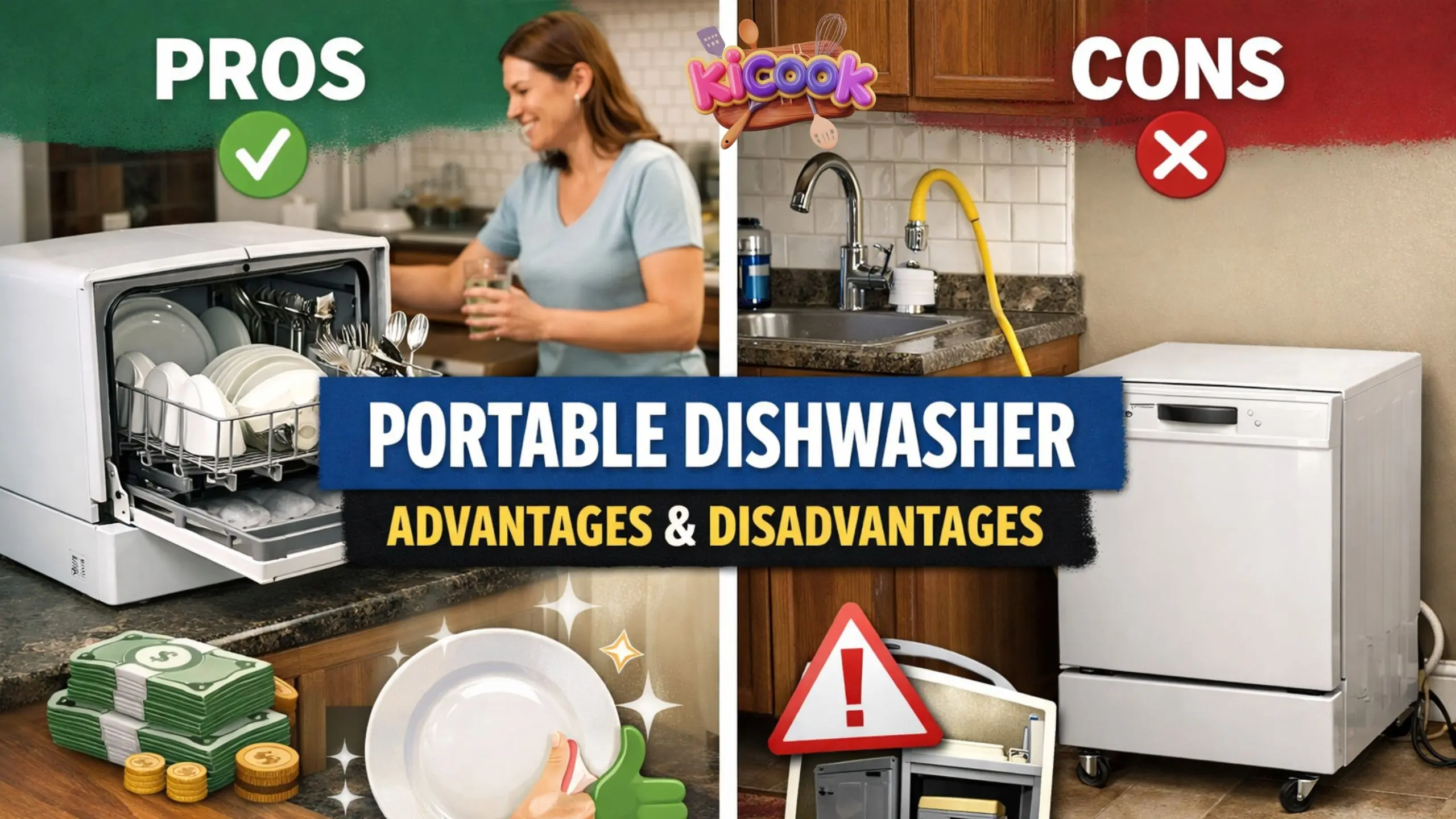 Portable Dishwasher Advantages and Disadvantages