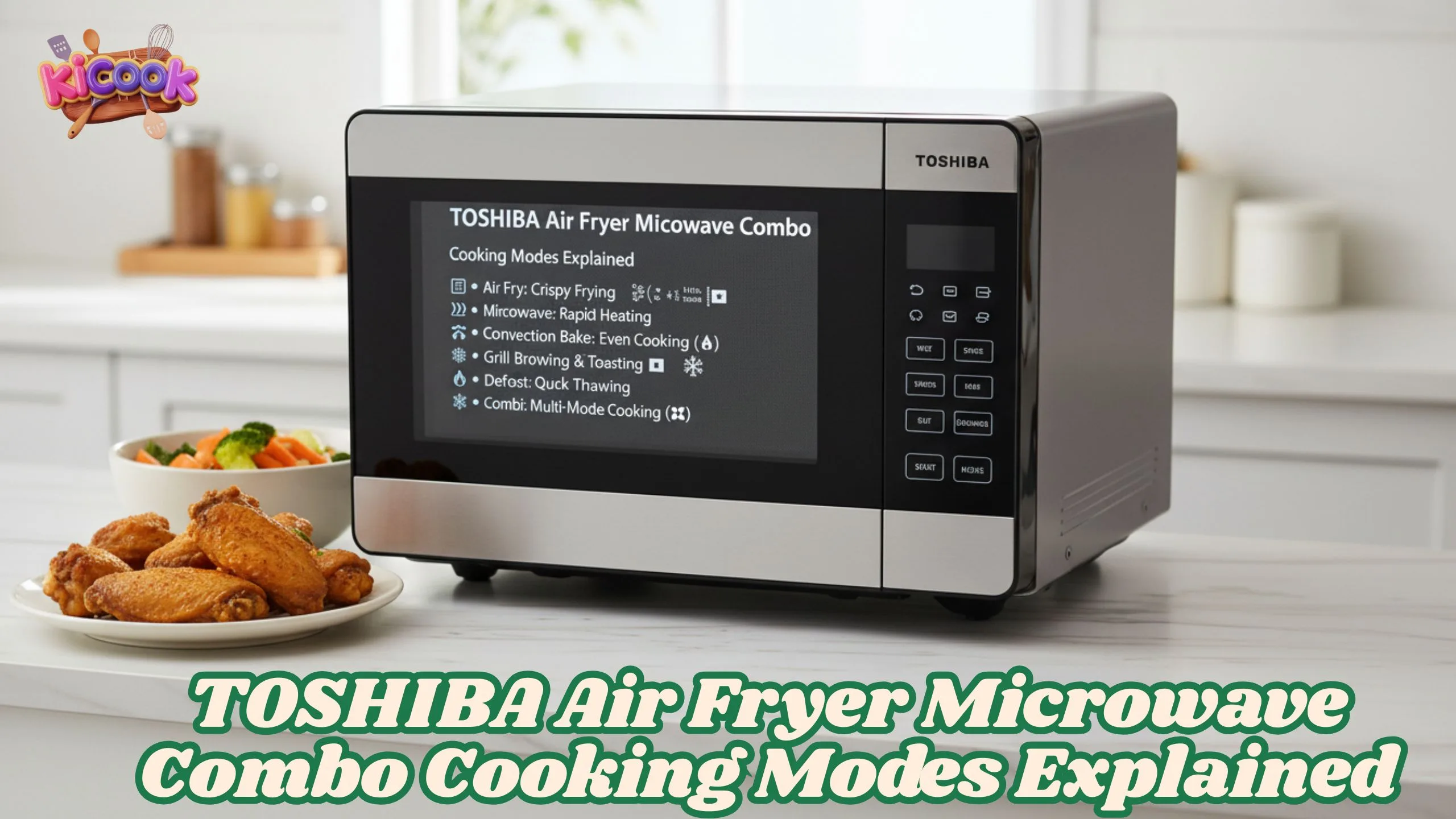 TOSHIBA Air Fryer Microwave Combo Cooking Modes Explained