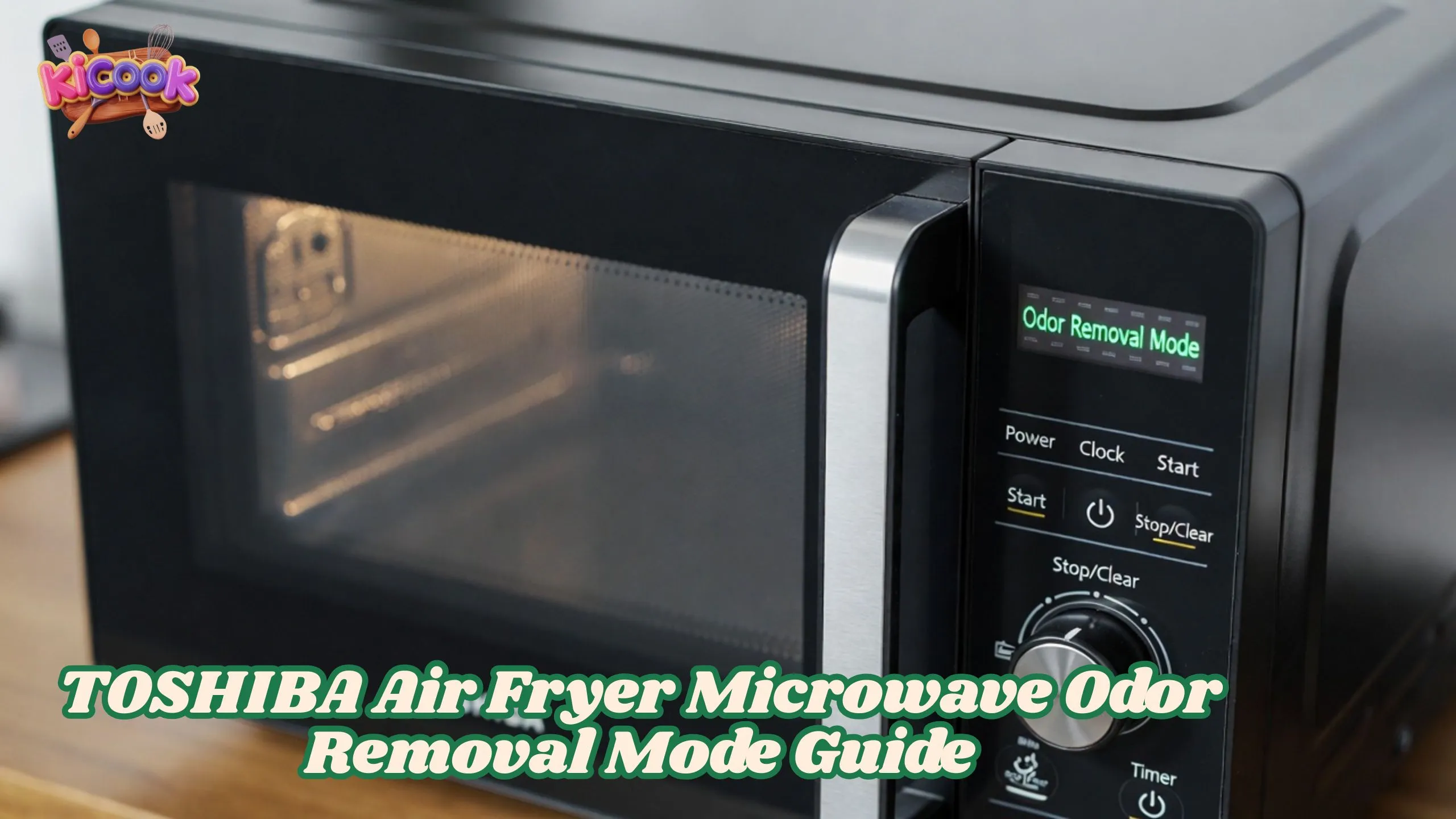TOSHIBA Air Fryer Microwave Odor Removal Mode Guide