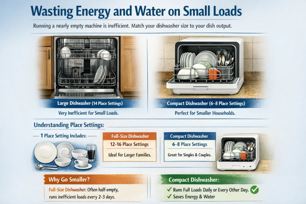 Wasting Energy and Water on Small Loads